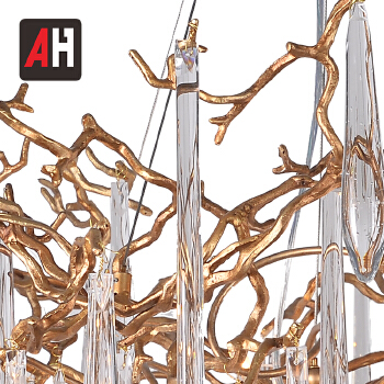 Luxury elegant gold color modern pendant crystal light fitting chandelier 